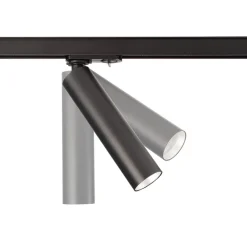 LED-skinnespot Slim 1-faset, sort, aluminium, 5 W, 2.700 K^Deko-Light