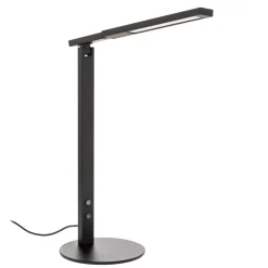 Fabas Luce LED-skrivebordslampe Ideal med dæmper, sort