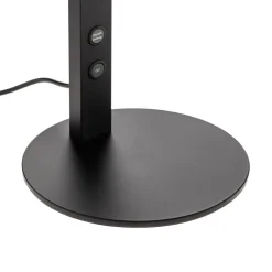 Fabas Luce LED-skrivebordslampe Ideal med dæmper, sort