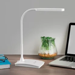 LED-skrivebordslampe pearly, hvid, 38 cm, dæmpbar, CCT^Maul Online