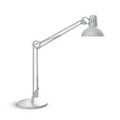 Maul LED-skrivebordslampe study, sølvfarvet, 49 cm, E27