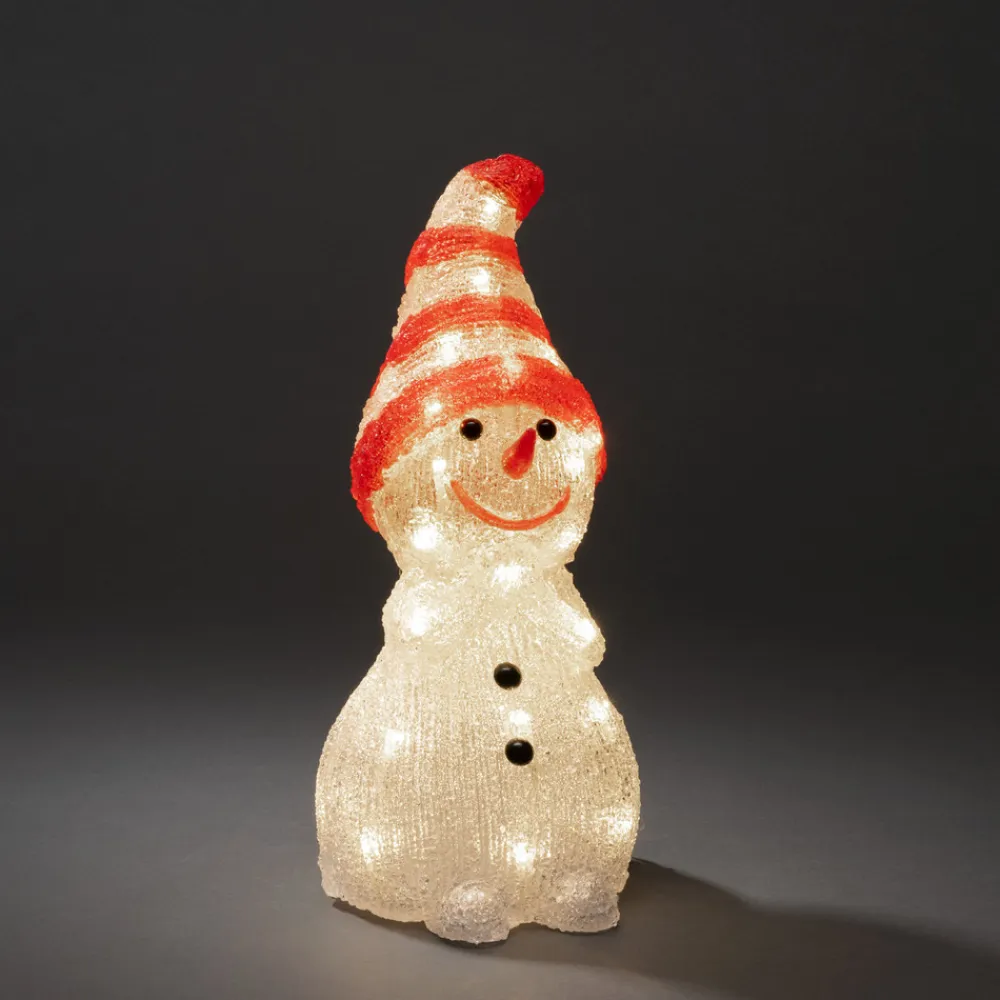 Konstsmide Christmas LED-snemandsfigur, lysende, udendørs, IP44