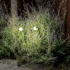 FARO BARCELONA Sokkellamper>LED-sokkellampe Cuca, sort, stål/glas, højde 65 cm