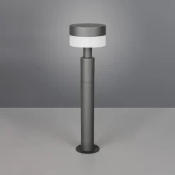 LED-sokkellampe Mackenzie, højde 50 cm, antracit, støbt aluminium^Trio Lighting Hot