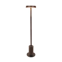 Viokef LED-sokkellampe Tango rustbrun, højde 50 cm metal, jordspyd
