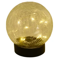 Näve LED-solcelle-dekolampe 5248203 i glas, sæt med 3