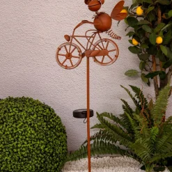 Näve LED-solcelle-dekorationslampe 5282414 med cykel