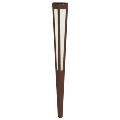 Les Jardins LED-solcellefakkel Tinka med sensor, 120 cm corten