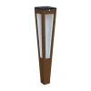 Les Jardins Solcelle Lampe Med Sensor|Sokkellamper Med Sensor>LED-solcellefakkel Tinka med sensor, 62 cm corten