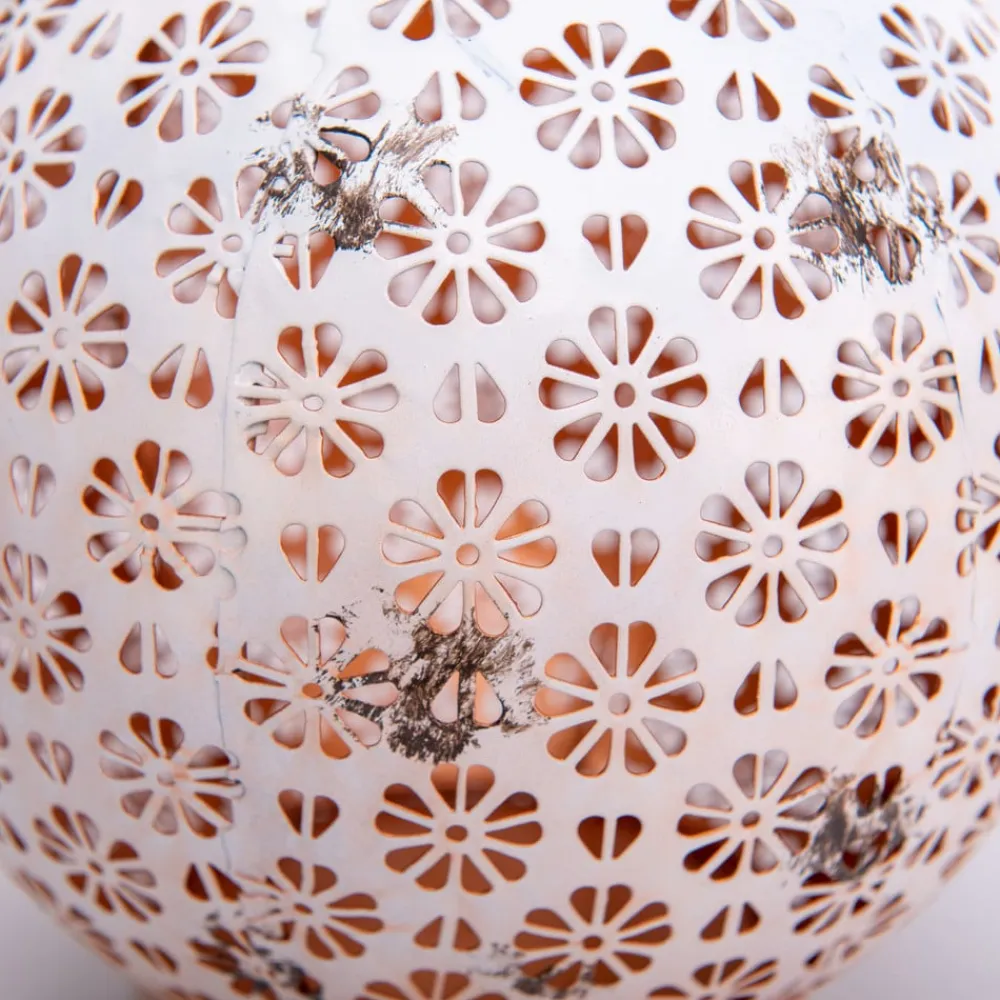 Näve LED-solcellelampe 52854, hvid, metal, 20 cm, IP44, 2 stk