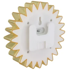 Globo LED-solcellelampe 33598 Solsikke Ø 13 cm, gul, plast