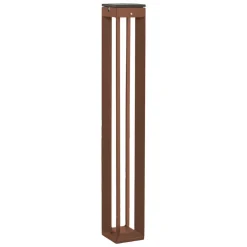 Les Jardins LED-solcellelampe Borne med sensor, 90 cm, corten
