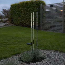 LED-solcellelampe Bubbly i sæt af 3, varm hvid^STAR TRADING Hot