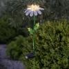 LED-solcellelampe Daisy i daisyform^STAR TRADING Discount