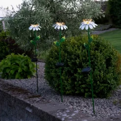 LED-solcellelampe Daisy i daisyform^STAR TRADING Discount