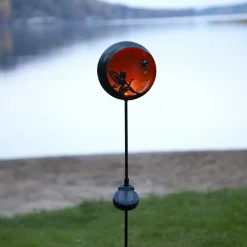 STAR TRADING LED-solcellelampe Fairytale, orange