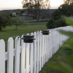 STAR TRADING Solcellelamper|Væglamper>LED-solcellelampe Fency med skumringssensor