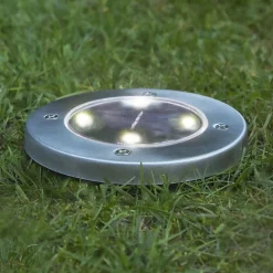 STAR TRADING Solcellelamper|Udendørs Spot>LED-solcellelampe Lawnlight, med jordspyd