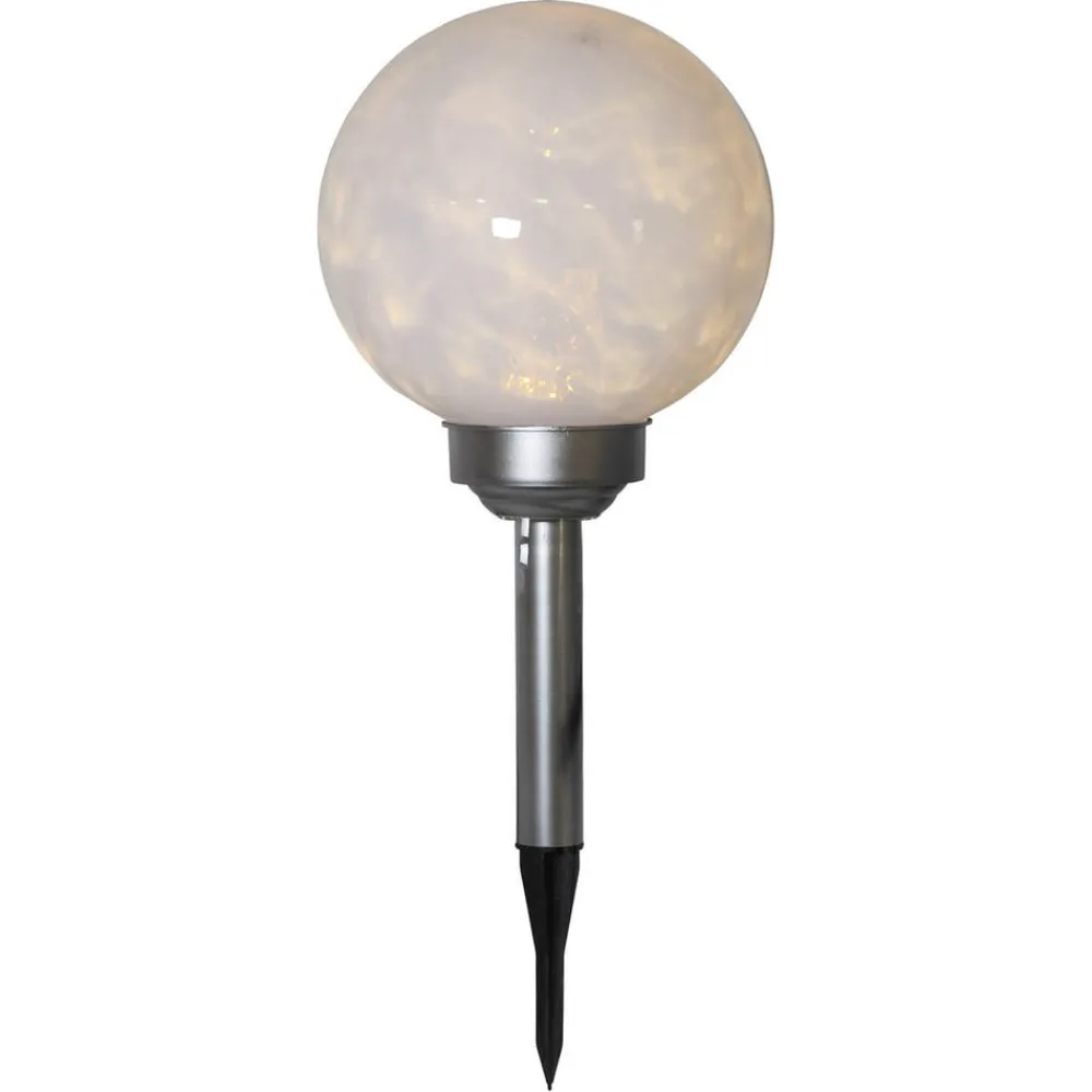 STAR TRADING LED-solcellelampe Lunay, roterende lyskilde