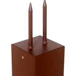 LED-solcellelampe på piedestal Tradition Sensor Corten 40 cm^Les Jardins Sale