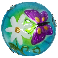 STAR TRADING LED-solcellelampe Salona, blå/grøn