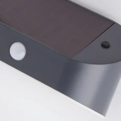 LED-solcellelampe til væg 67421BK-PIR, bevægelsessensor^Searchlight