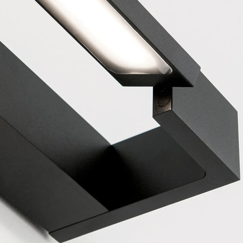 ORION Væg- Og Spejllamper>LED-spejlbelysning Marilyn i sort, bredde 90 cm