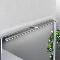 LED-spejlbelysning Triga IP44, krom, 80 cm, 3.000K^MCJ Best