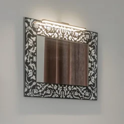 MCJ Væg- Og Spejllamper>LED-spejlbelysning Triga IP44 sort 40 cm, 3.000K