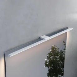 MCJ LED-spejlbelysning Triga, IP44, hvid, 80 cm, 3.000K