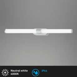 LED-spejllampe 2117014 med IP44, 4.000 K^Briloner Best