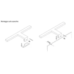 ONLI LED-spejllampe Nemo, 30 cm