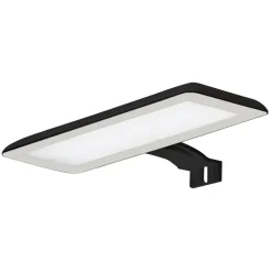 Ebir LED-spejllampe Nikita, sort/stålgrå