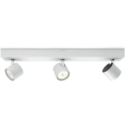 Philips LED-spotten Star med tre lyskilder, WarmGlow, hvid