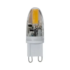 LED-stiftsokkelpære, G9, 1,8 W, klar, 2.800 K, dæmpbar, 200 lm^STAR TRADING Outlet