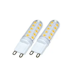 Trio Lighting Dæmpbar Led-Pære|Led Pærer>LED-stiftsokkelpære G9 3W, 3.000 K, eksternt dæmpbar, sæt med 2 stk