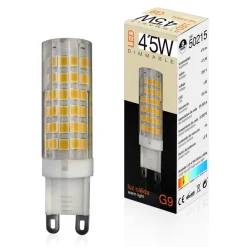 Schuller Valencia LED-stiftsokkelpære G9 4,5W 3.000K dæmpbar