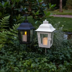 STAR TRADING LED-strip grøn 15 cm ægte voks batteridrevet