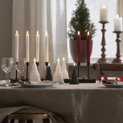 STAR TRADING LED-strip hvid 15 cm ægte voks batteridrevet