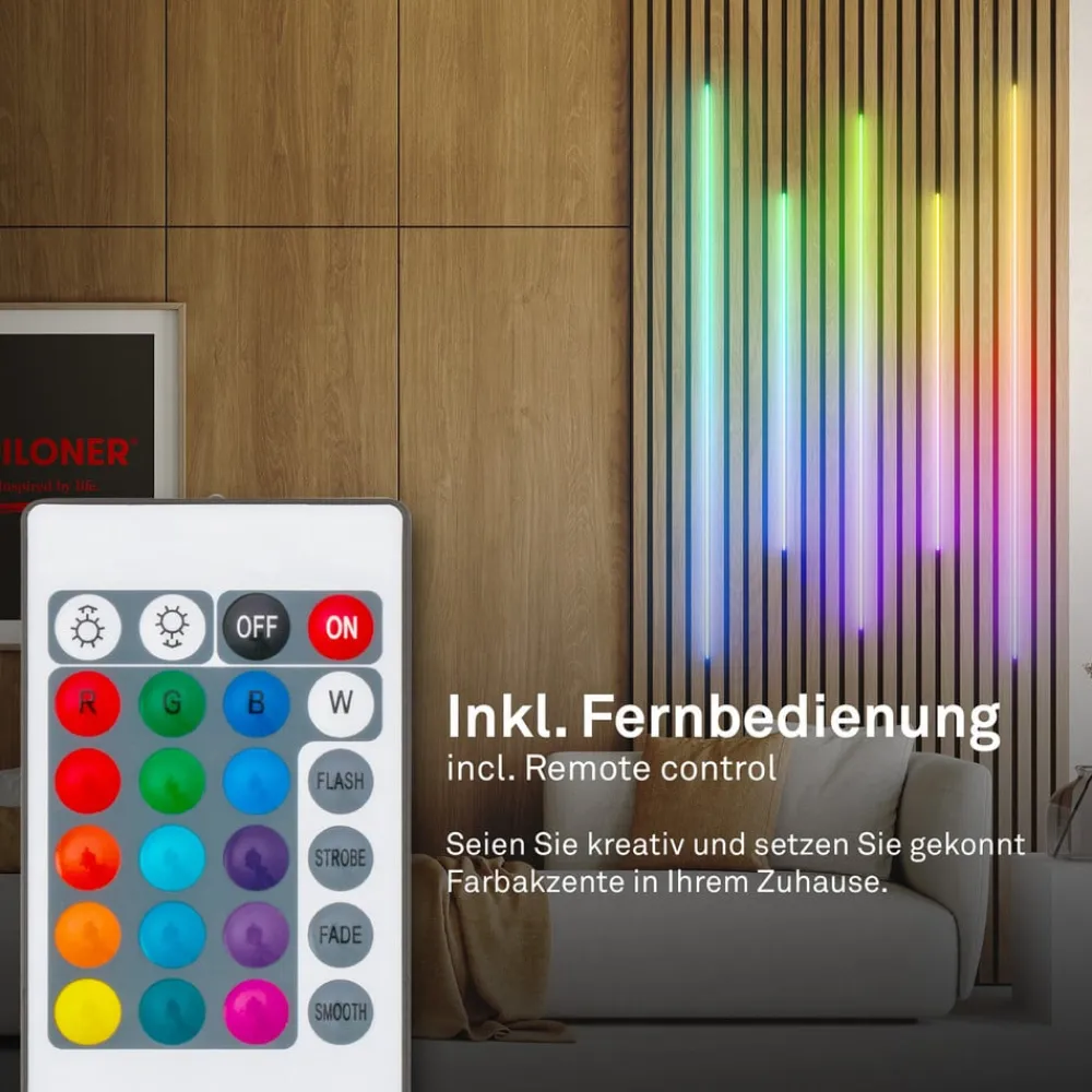 Briloner Dekorationsbelysning>LED-strip Pimp your panel, startsæt, RGBW, længde 2,6 m