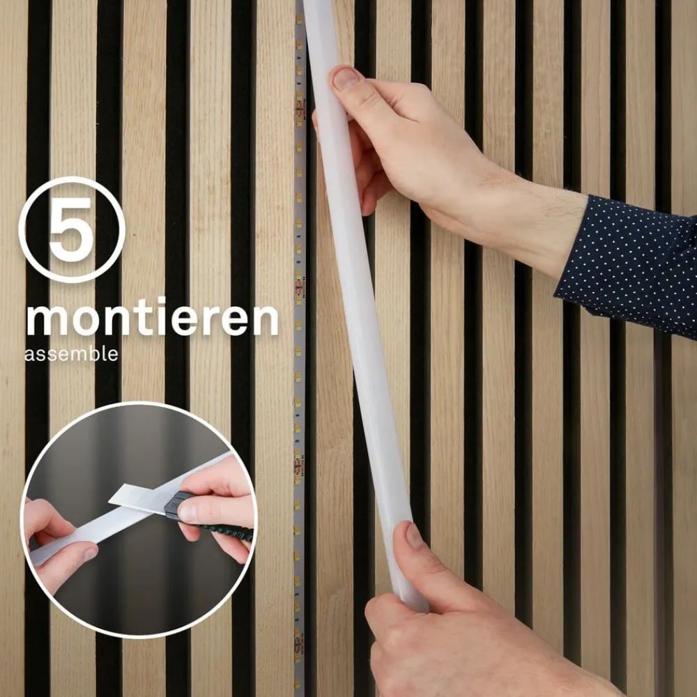 Briloner Dekorationsbelysning>LED-strip Pimp your panel, startsæt, RGBW, længde 2,6 m