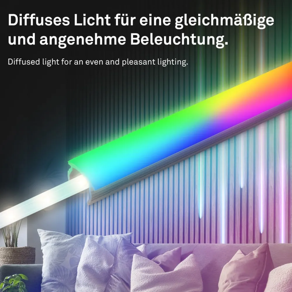 Briloner Dekorationsbelysning>LED-strip Pimp your panel, startsæt, RGBW, længde 2,6 m