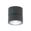 Viokef Udendørs Loftlamper|Udendørs Spot>LED-udendørs loftspot Andria, mørkegrå, Ø 9 cm, metal