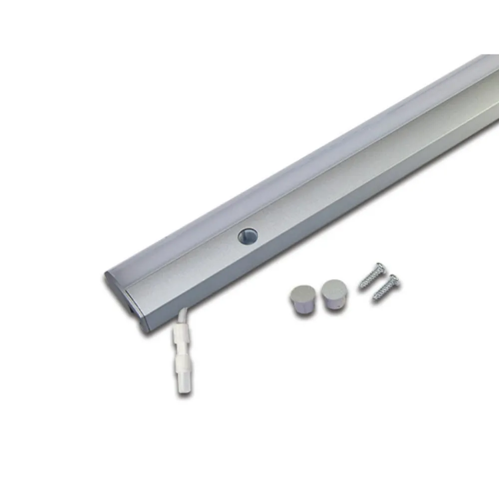LED-underskabsbelysning ModuLite F, aluminium, 90 cm, 4.000 K, aluminium^Hera Discount