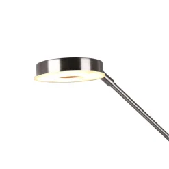 LED-uplight Barrie med læselampe, nikkel mat^Trio Lighting Sale