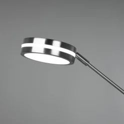 Trio Lighting LED-uplight Franklin, læselampe, nikkel mat
