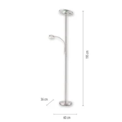 LOLA Smart LED-uplight LOLAsmart Rocco med læselampe