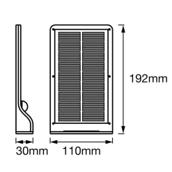 LEDVANCE DoorLED LED-solcellelampe i hvid