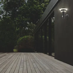 LEDVANCE Solcelle Lampe Med Sensor|Væglampe Med Sensor>Endura Solar Double Circle væg sort