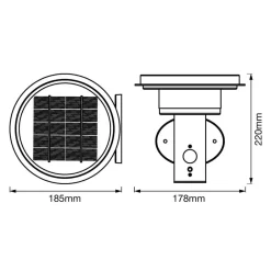 LEDVANCE Solcelle Lampe Med Sensor|Væglampe Med Sensor><noscript><img width=
